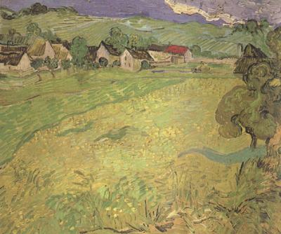 Vincent Van Gogh View of Vesseots near Auvers (nn04) china oil painting image